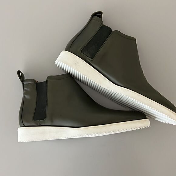 New Everlane The Street Ankle Boot in Olive Size 9 - Picture 10 of 12